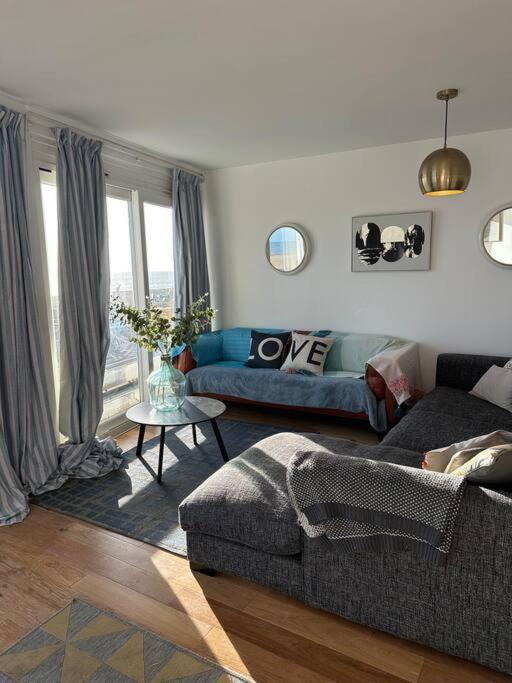 Central Sea View Maisonette Hastings Bagian luar foto